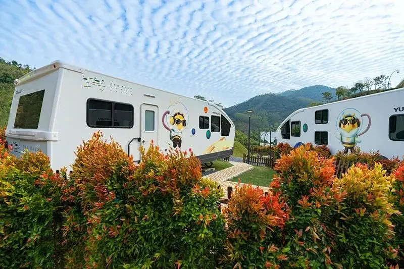暑期可用￥599 抢从化-天人山水溪谷度假营地房型6选1+2大2小天人山水门票+早餐+2张游玩项目体验券