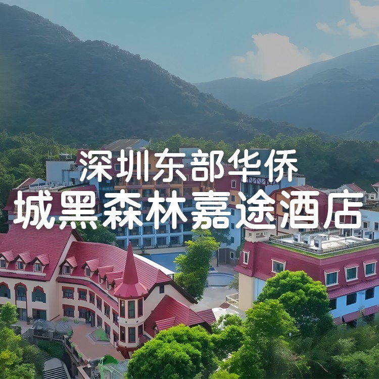 【深圳华侨城I2间亲子房】赠3人小火车+丛林穿越+水上乐园/泳池￥1099元黑森林嘉途酒店森林亲子房+早餐，畅玩超900m²室内儿童乐园+4500m²丛林游乐场！