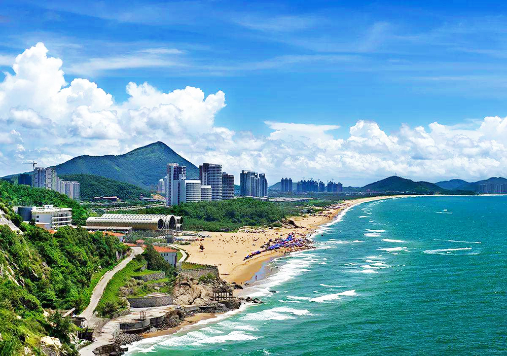 景点大角湾阳江海陵岛大角湾风景名胜区位于广东省阳江市海陵岛闸坡